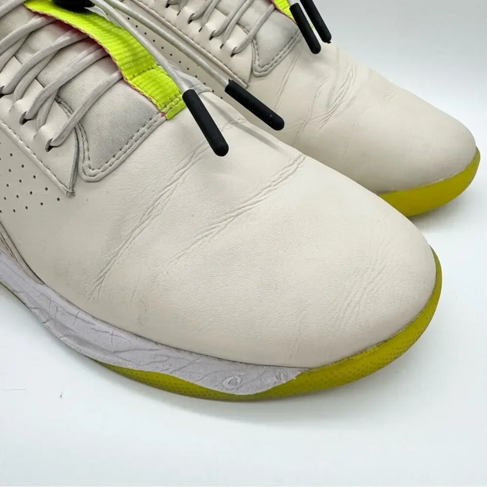 Clove Women's Classic Beige Yellow Pink Slip On Cinch Work Comfort Sneaker - 9.5